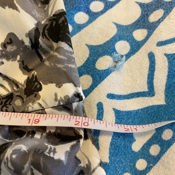 BEAUTIFUL TORRID BACKLESS HALTER DRESS GRAY BLACK WHITE FLORAL PRINT SIZE 18 GUC - Picture 11 of 16